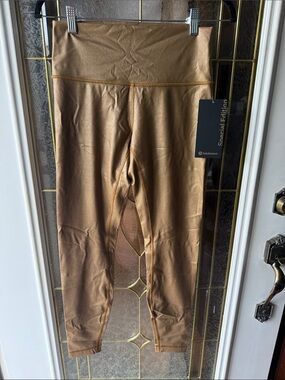 LULULEMON SPECIAL EDITION WUNDER UNDER 28in Metallic Bronze High-Waist Leggings